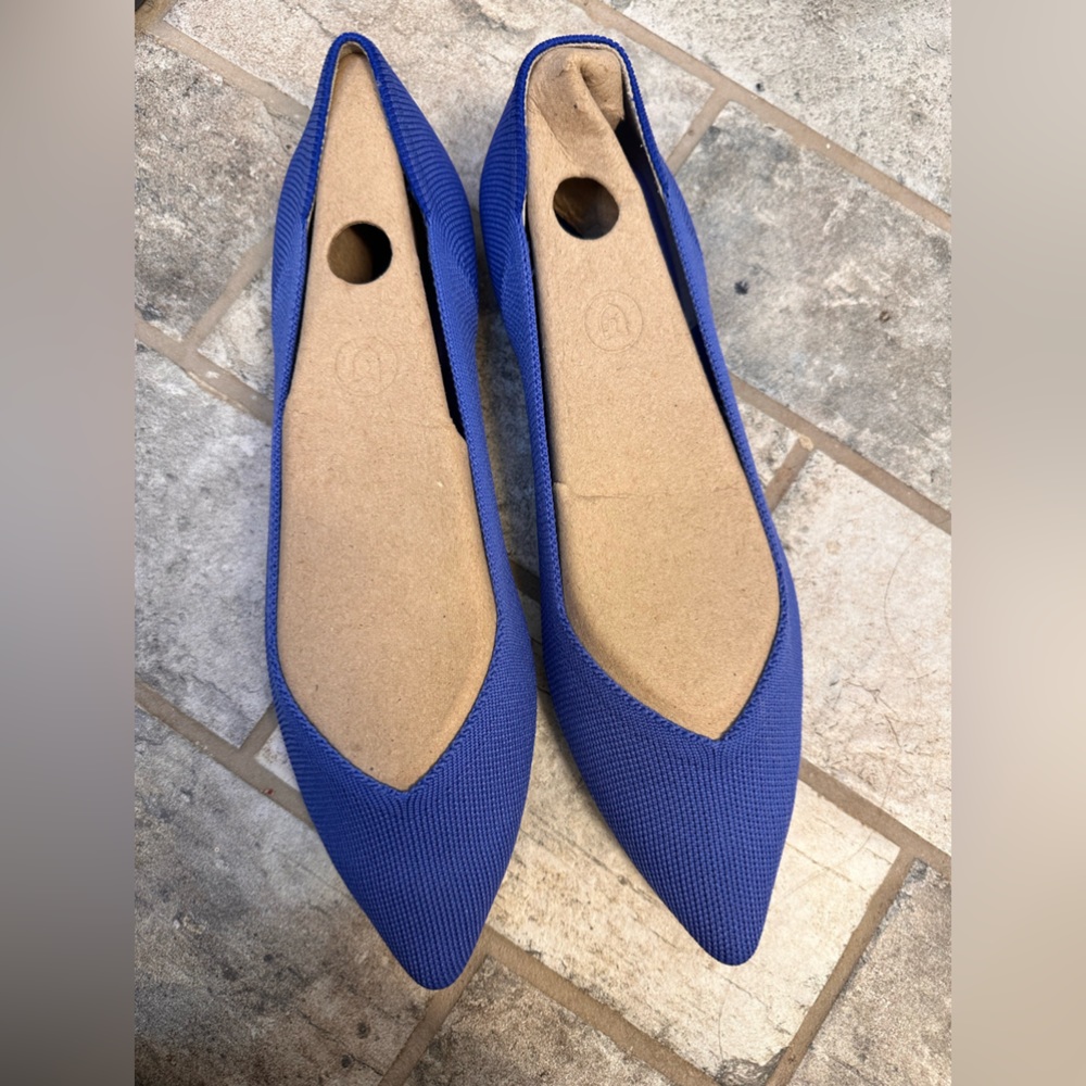 Rothy’s Cornflower Blue Points 10 EUC